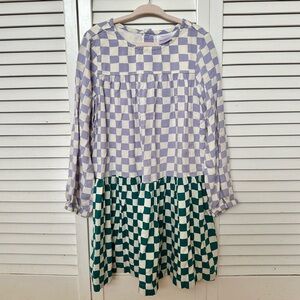 Hanna Andersson Woven Checker Twirl Dress